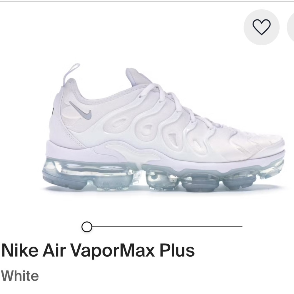 Nike Air VaporMax Plus White Sneakers